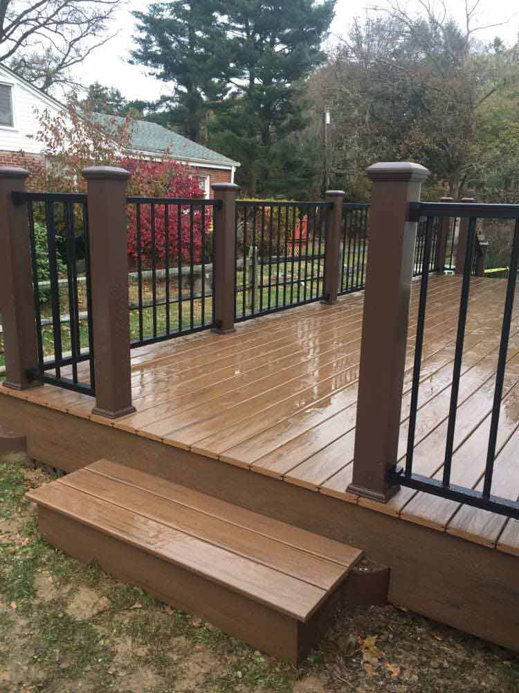 Timbertech Deck With A Trex Signiture Rail - Decking Services in Wyncote, PA