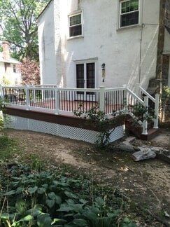 House With Simple Decking - Decking Services in Wyncote, PA