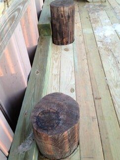 Deck With Log - Decking Services in Wyncote, PA