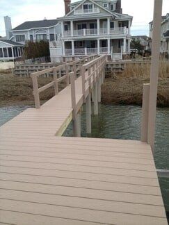 Brown Decking Near Seashore - Decking Services in Wyncote, PA