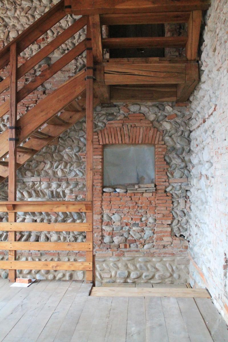 Dettaglio scale in legno