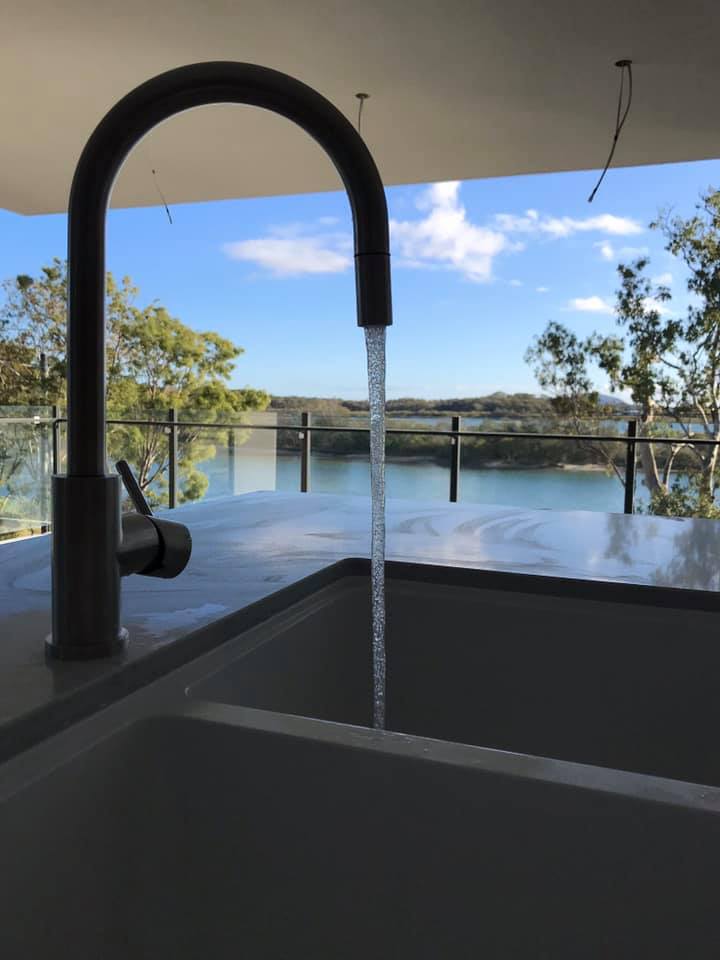 Kitchen Faucet Running Water — F & M Plumbers & Drainers In Kunda Park QLD