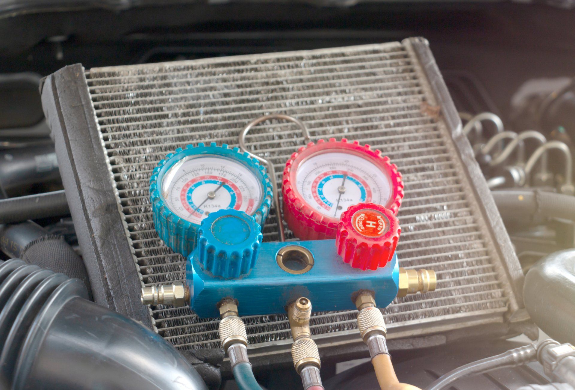 aire acondicionado automotor