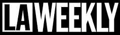 The LA Weekly logo, featuring the white letters "LA" in a black square next to the word "WEEKLY" in black.