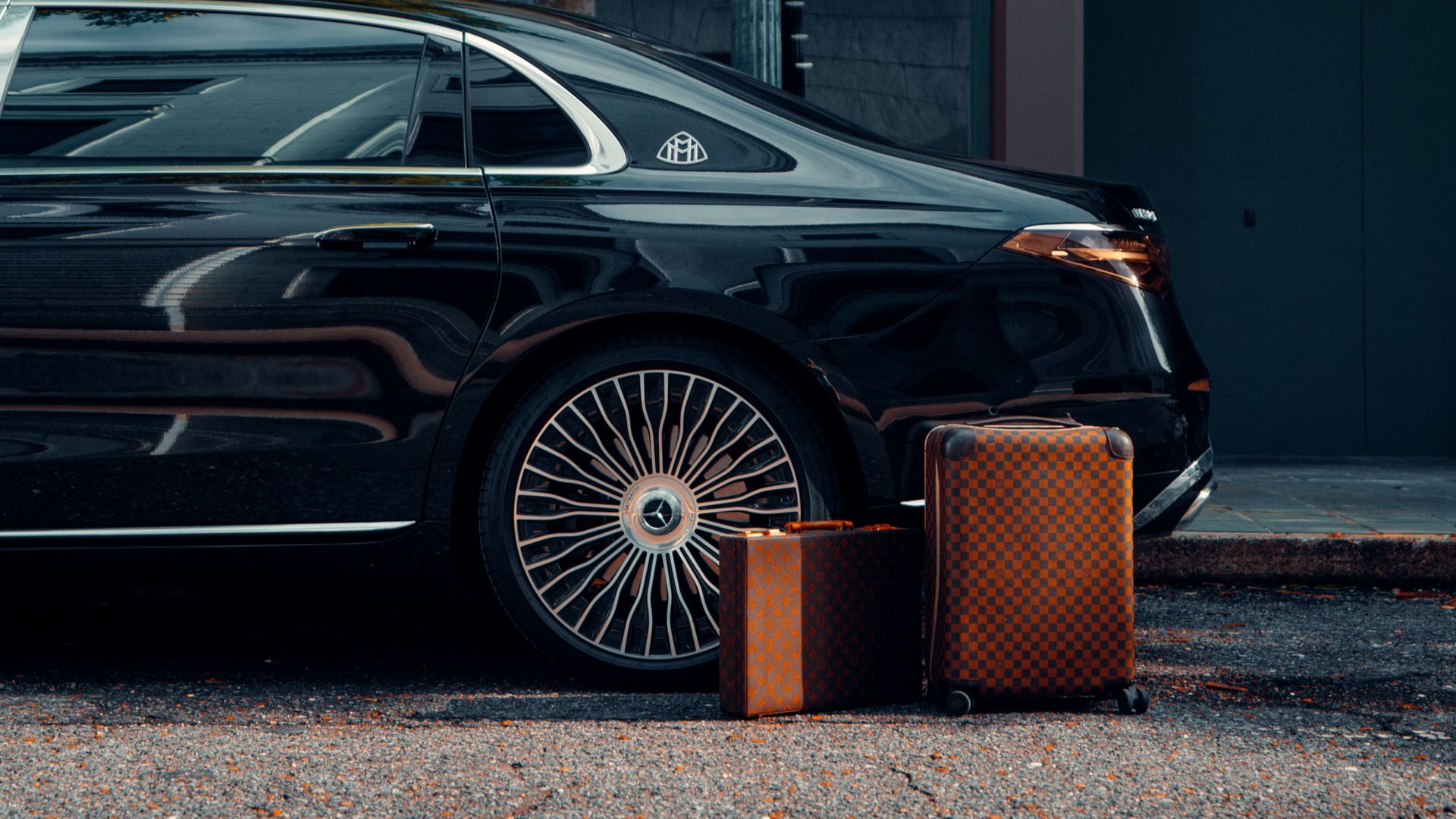 Mercedes-Maybach luxury chauffeured sedan from Lagniappe Chauffeured Services in New Orleans
