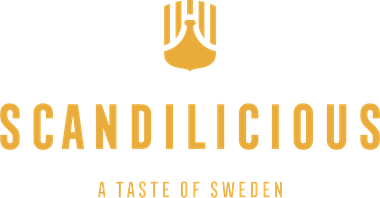 Scandilicious: A Taste of Sweden Yellow Logo