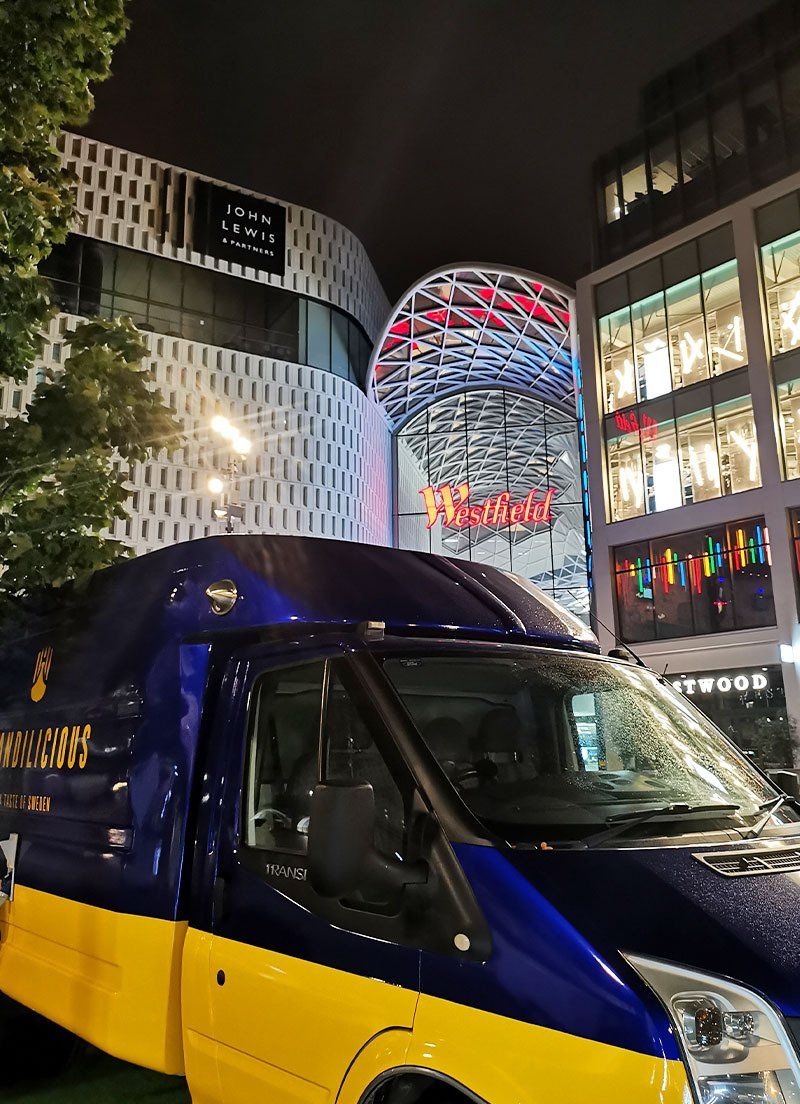 Scandilicious food truck at Westfields, London