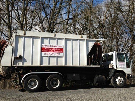 Johnson Barkdust Truck — Top-Quality Hemlock & Red Fir Barkdust In Milwaukie, OR