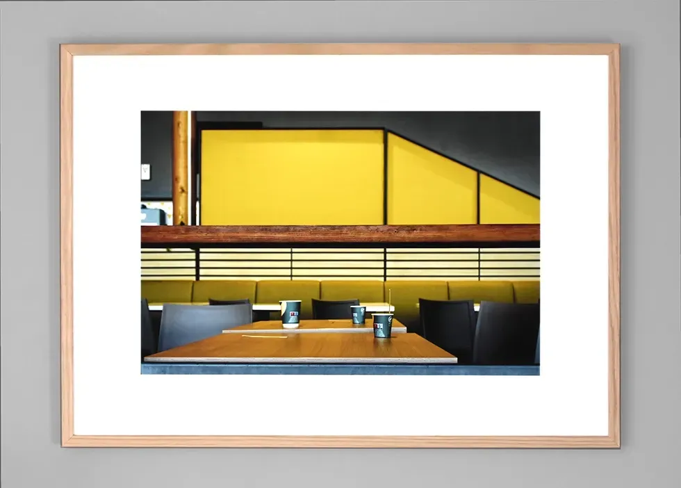 Fine Art Photo Print in oak frame