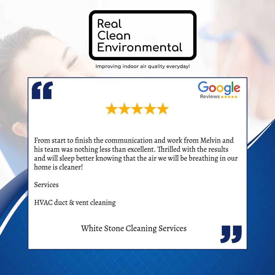 Customer review for air duct cleaning