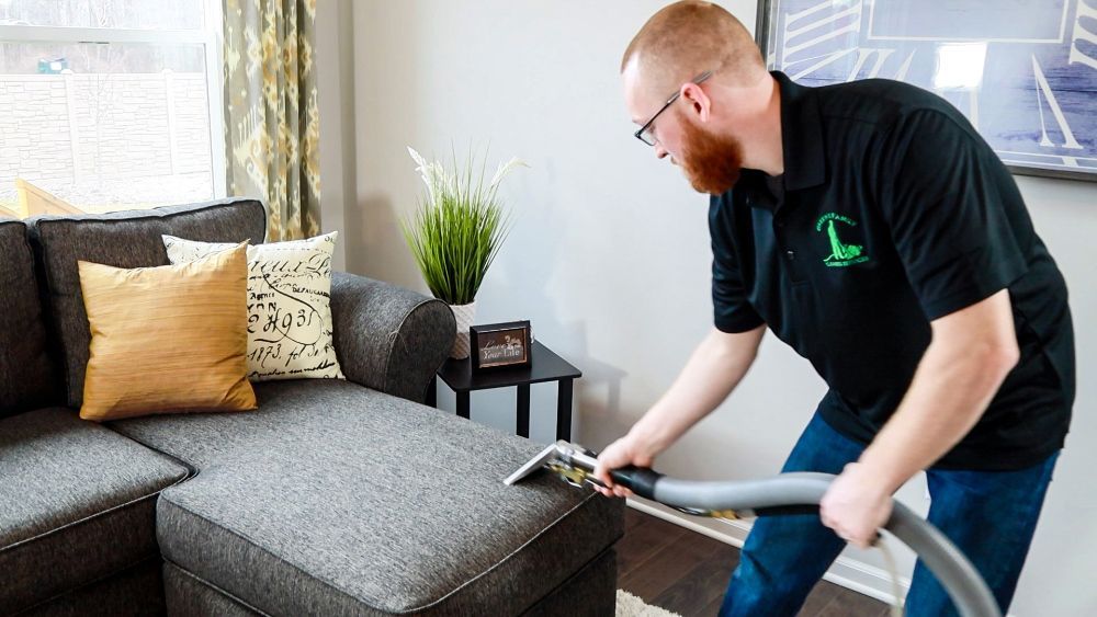 Cleaning the Sofa — Taylor, MI — Green's Family Cleaning Services
