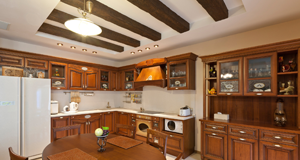 A traditional kitchen installation