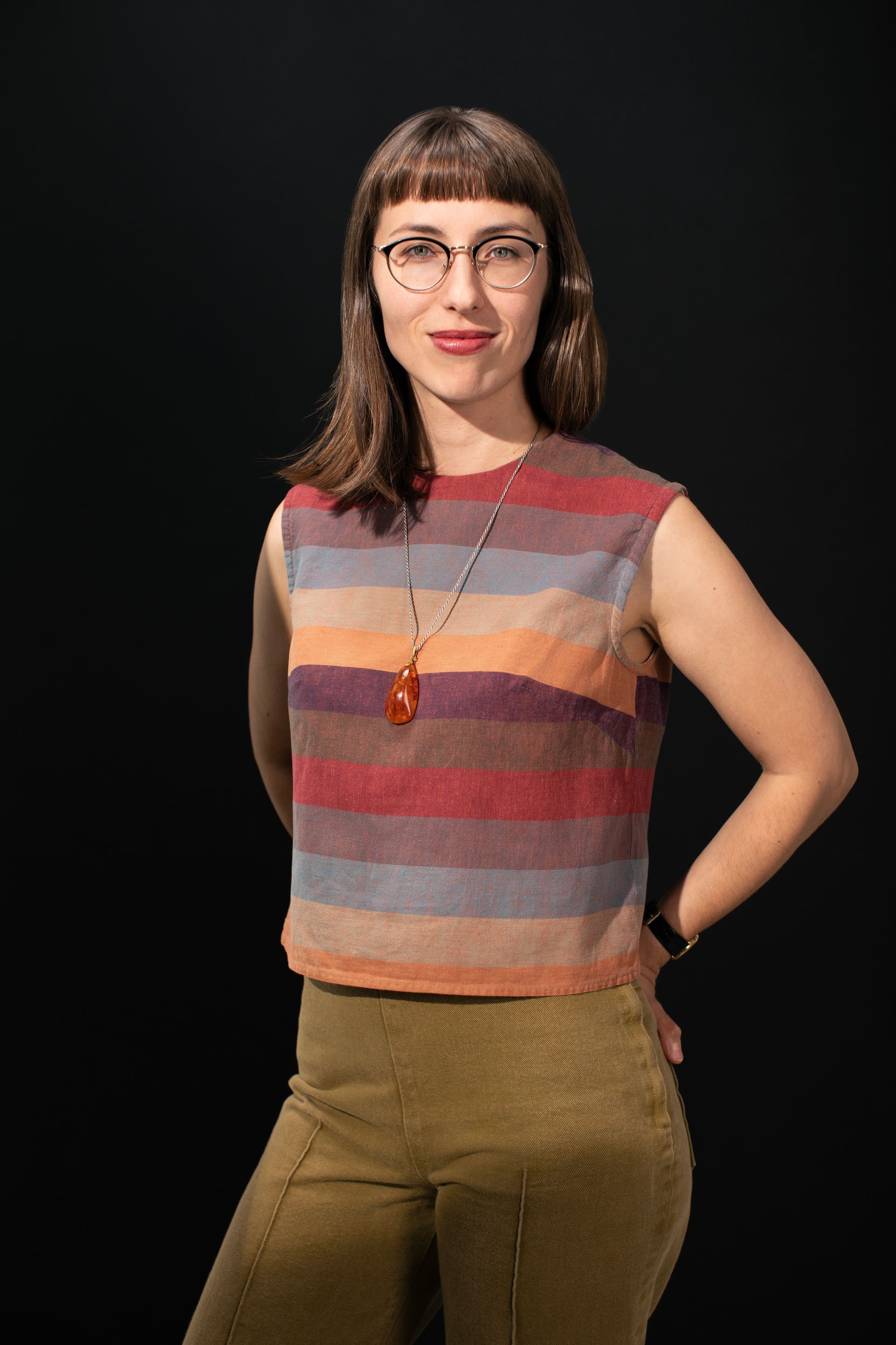  Katie Switzer, clothing designer, 2023. 