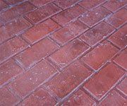 Brick Pattern Stamped Concrete