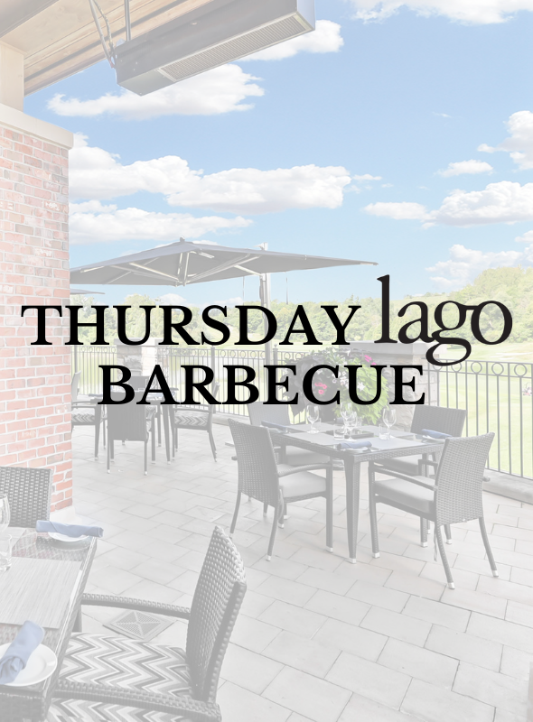 Thursday lago Barbecue at Eagles Nest begins May 23.