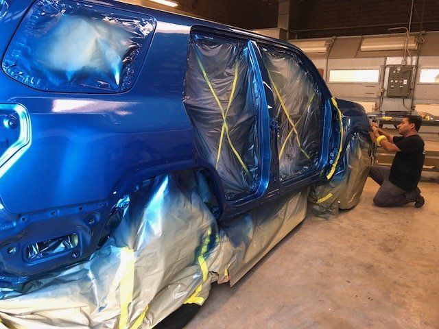 Pictures of Body Repair — Cadillac Body Repair before and after in Redlands, CA