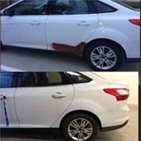 Before and After Pictures —Skirt Repair in Redlands, CA