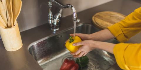 Washing Vegetables On The Sink — Seguin, TX — A1 Tri-County Plumbing