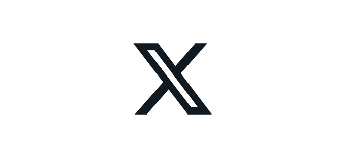 Twitter X Logo