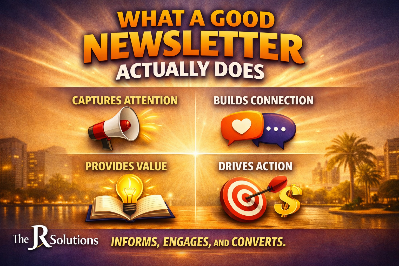 The newsltter is about your reader