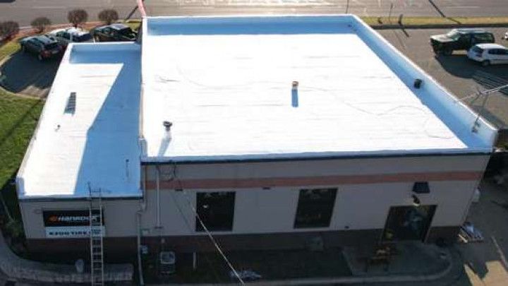 Rooftop of a building