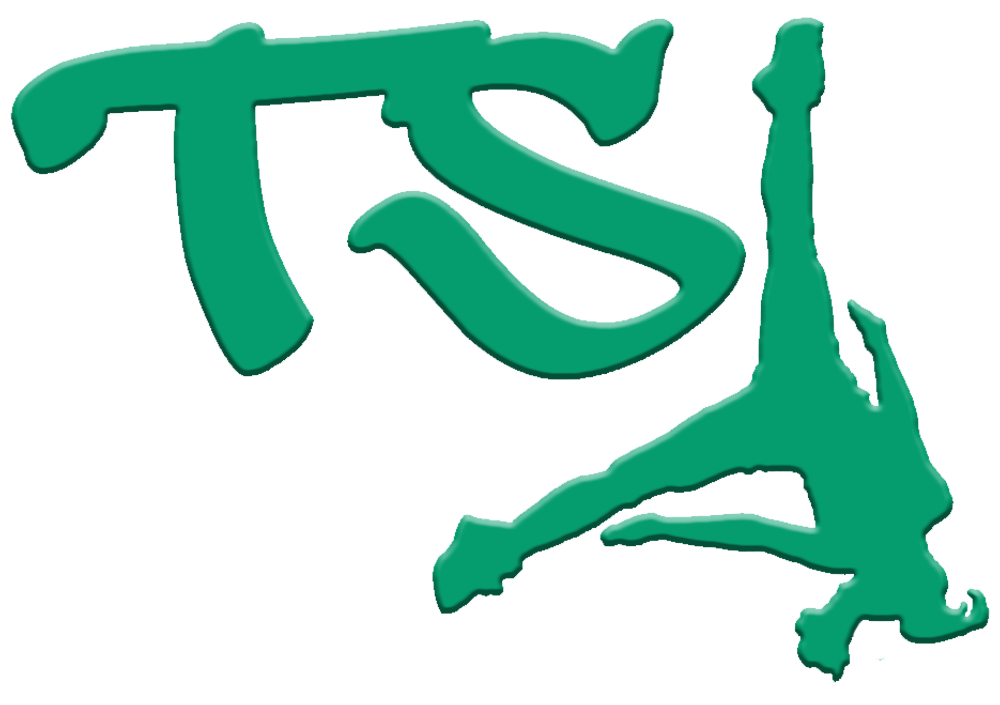Tumble and Stunt Aerial Green Logo