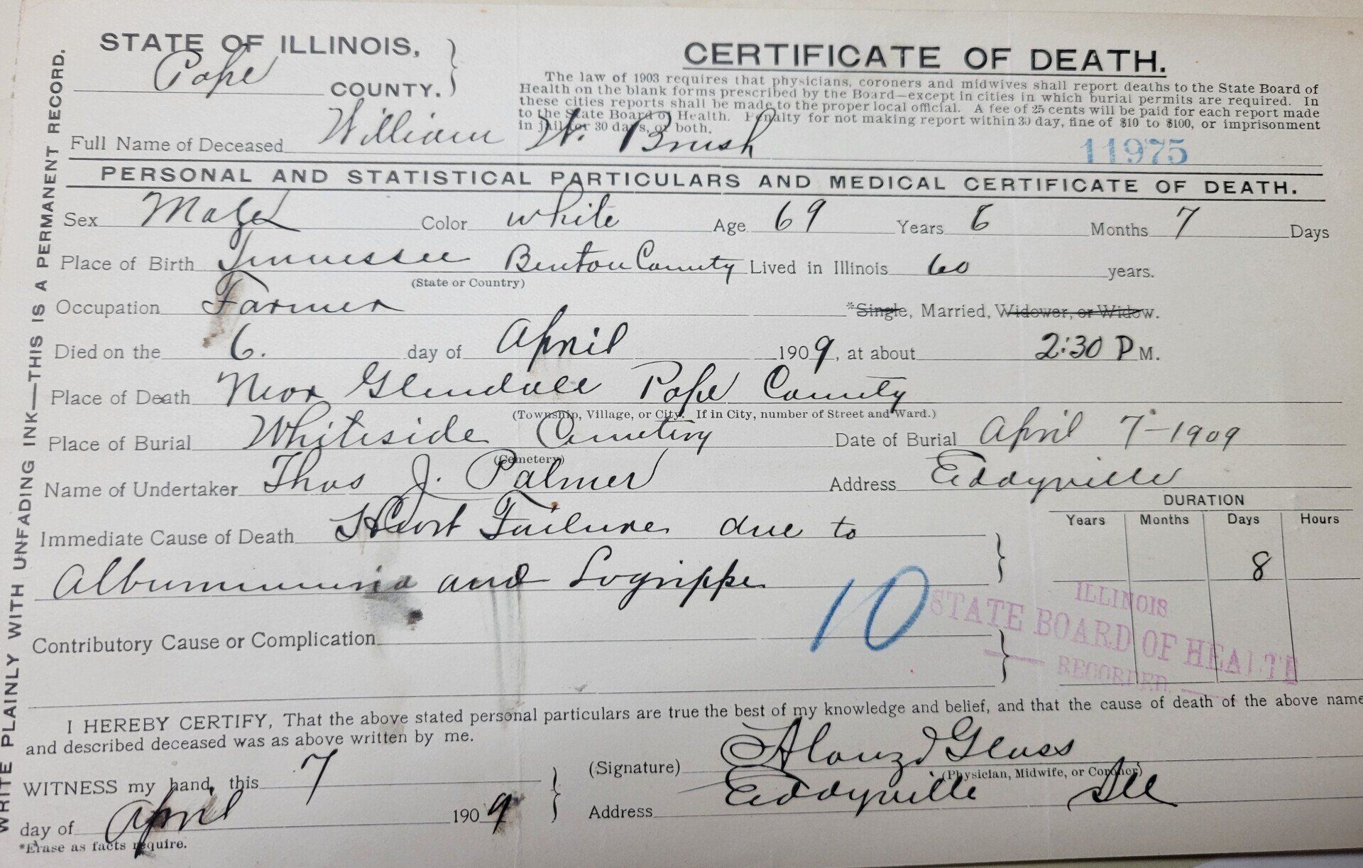Upcoming Lecture - Pope County Death Records