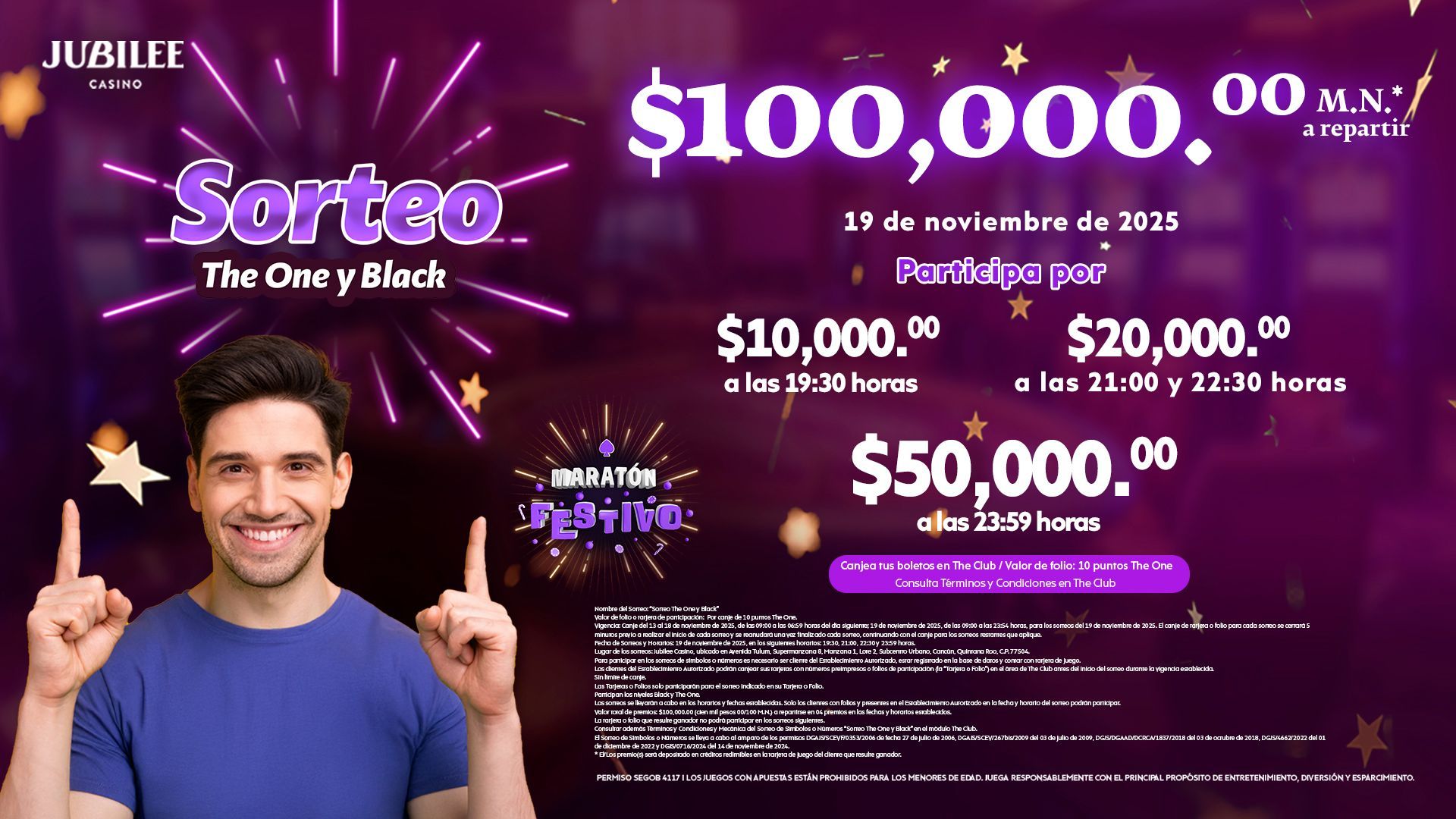 Sorteo The One y Black