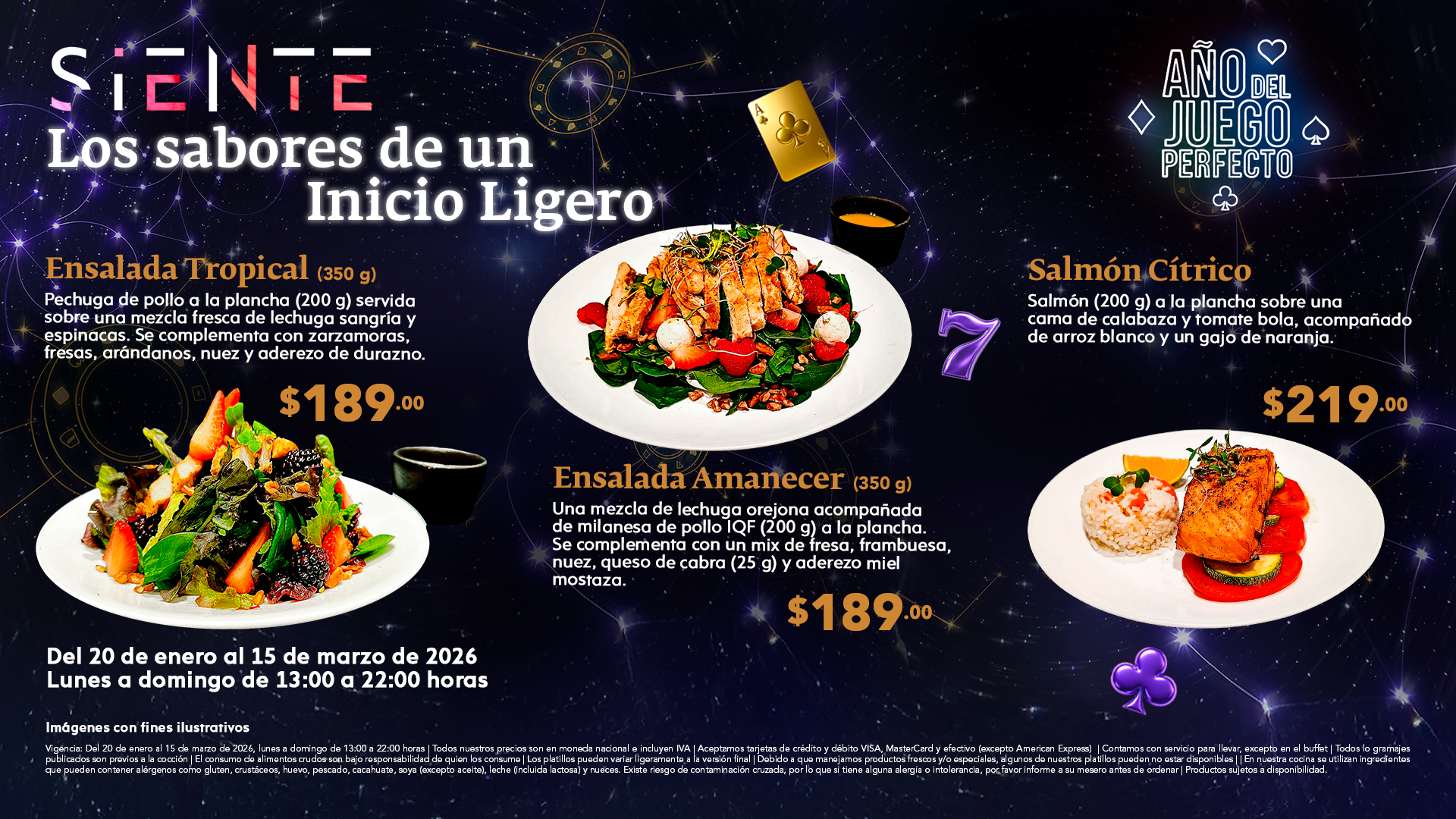 Disfruta nuestros platillos de temporada 