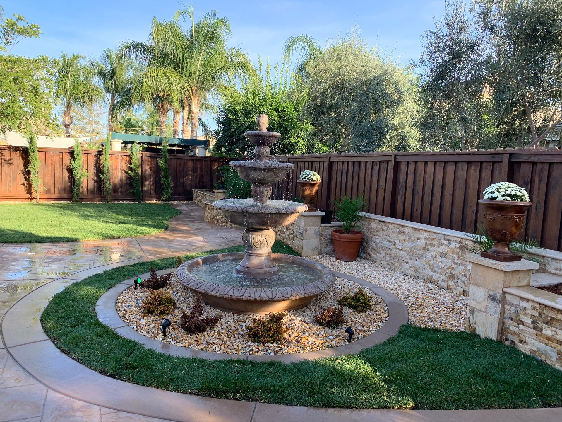 Beautiful Garden — Stockton, CA — NorCal Concrete