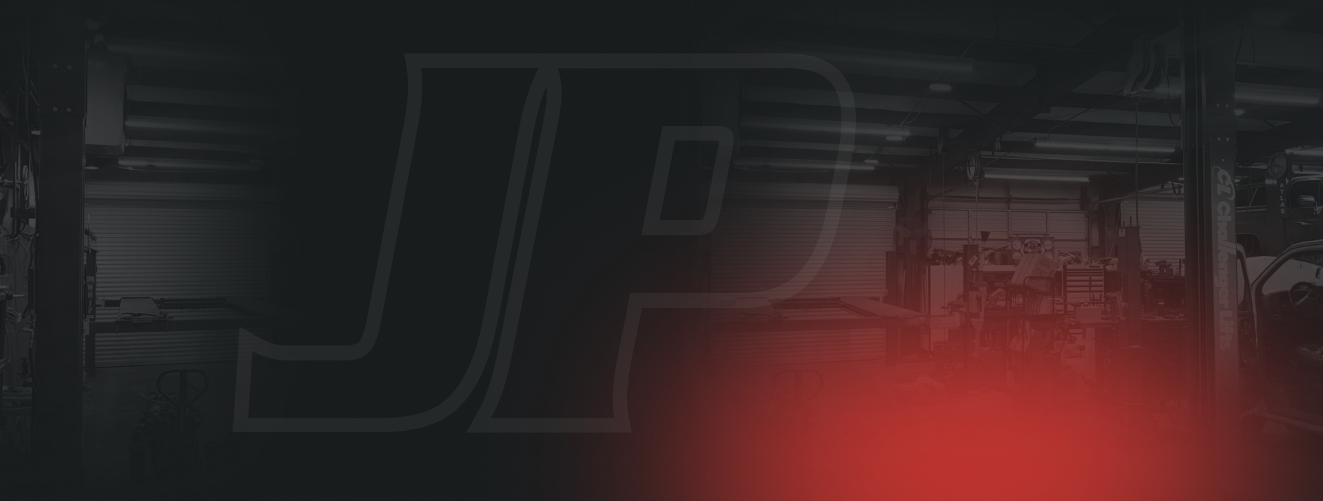 Gray and Red Background Garage | JP Automotive & Repair LLC