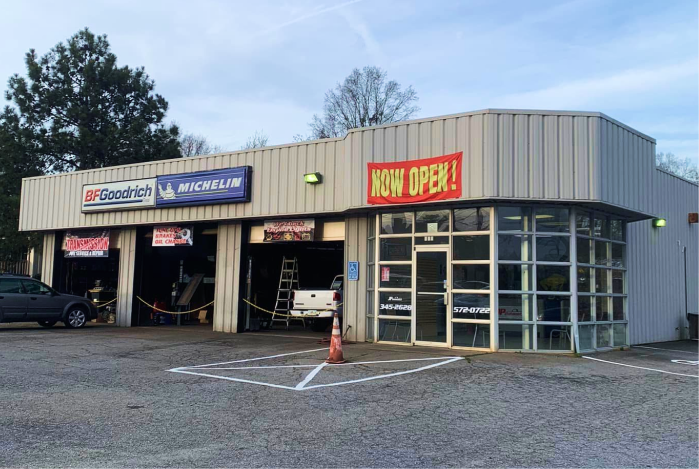 Outside of our shop in Spartanburg, SC | JP Automotive & Repair LLC