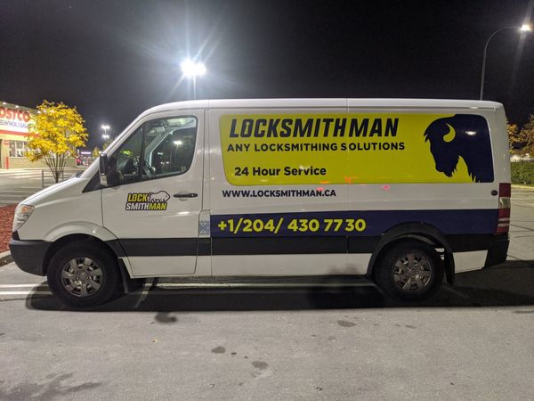 Locksmith Service Vehicle in Winnipeg