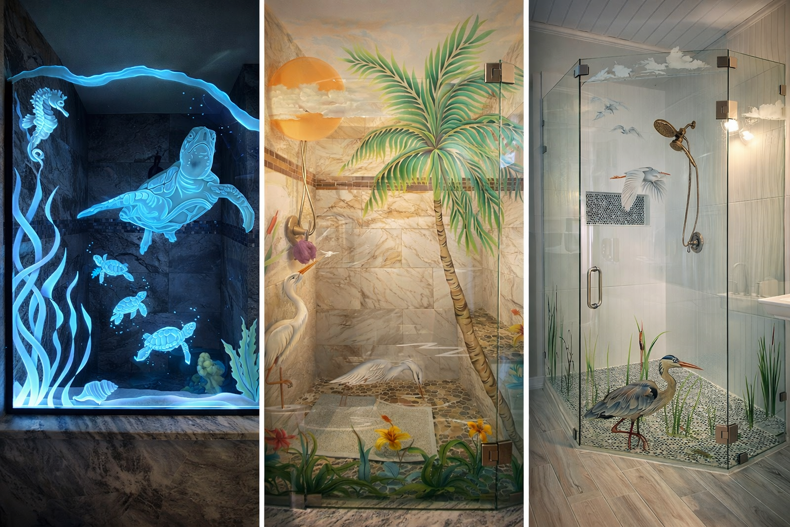 An empty walk-in closet featuring beige walls, tan carpeting, and tiered white shelving with metal clothing rods.