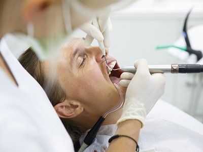 Periodontics — Man Undergoing Periodontics Procedure in Royal Oak, MI