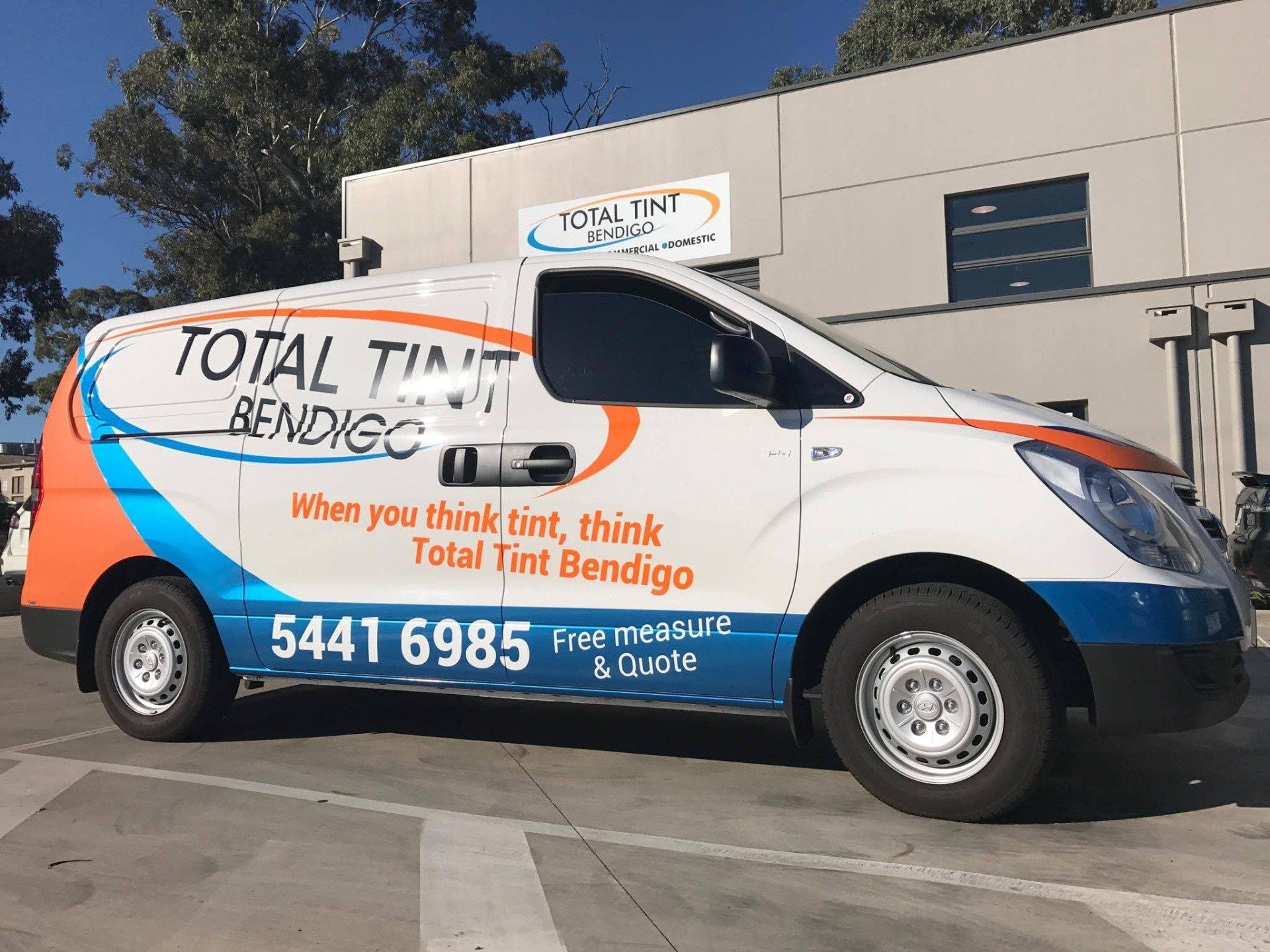 Commercial Vehicle with Tinted Windows — Total Tint Bendigo in East Bendigo, VIC
