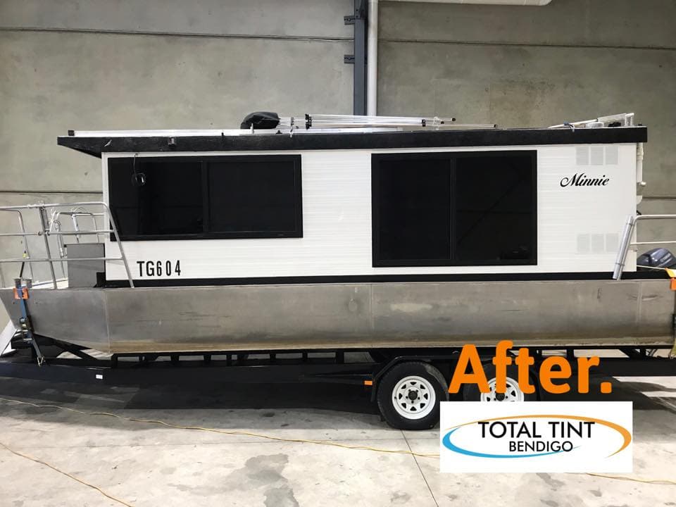 After Tinted Windows of Trailer House — Total Tint Bendigo in East Bendigo, VIC