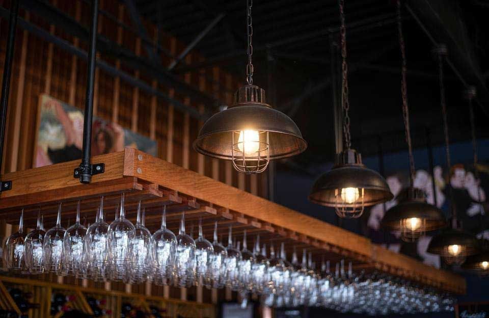 wine bar light