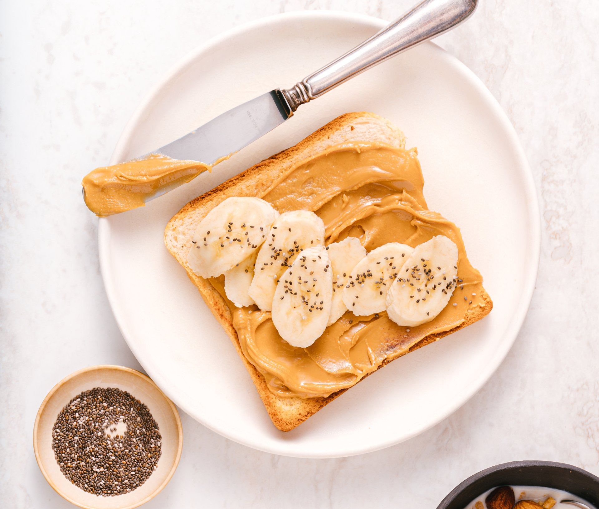 Rosemotivates - Peanut Butter and Banana Toast