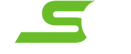 Green stylized letter S logo on a white background