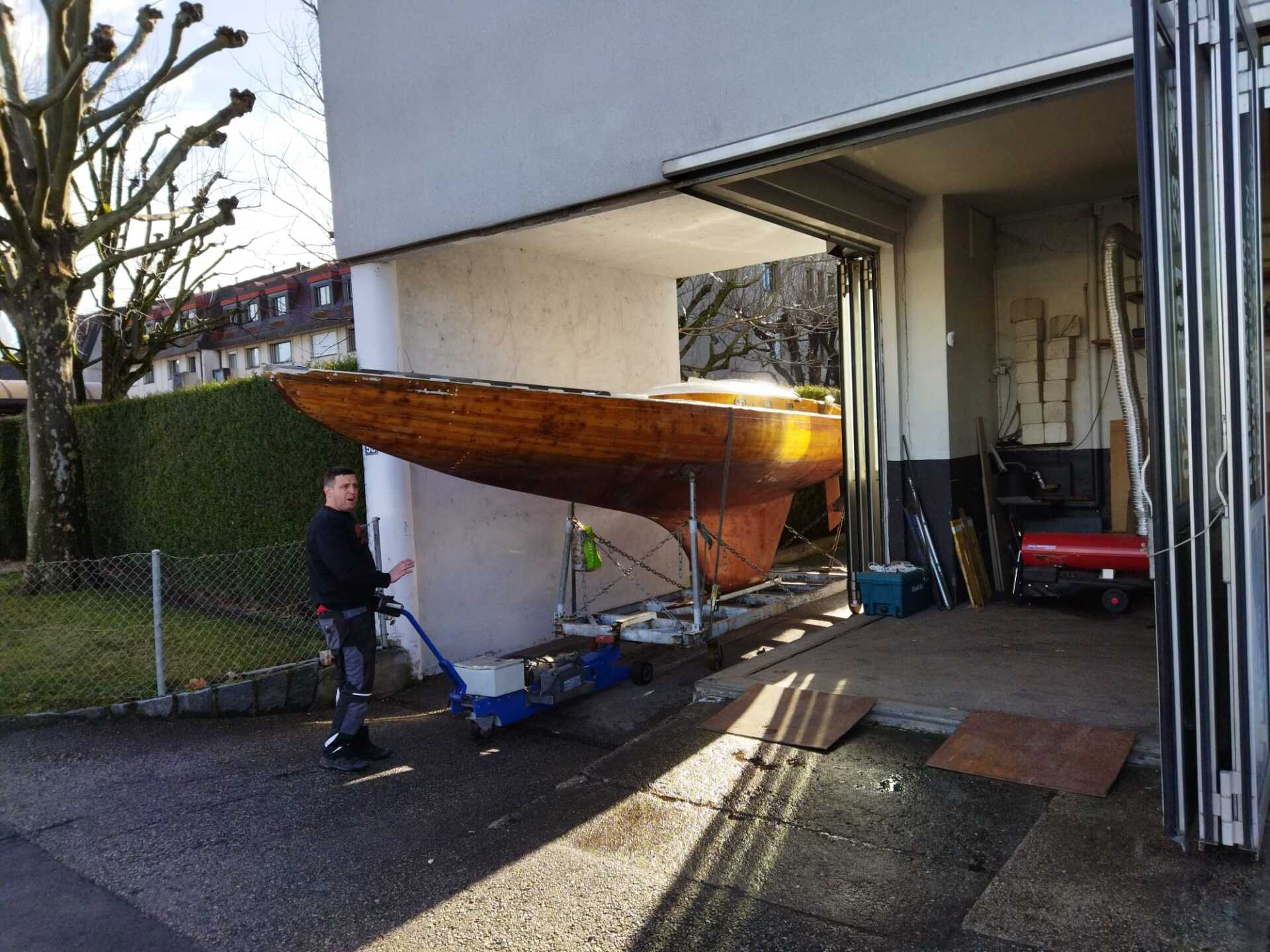 chantier naval balmer sortie de bateau