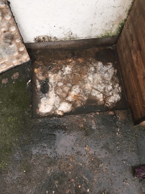 Drain Blocked With Waste