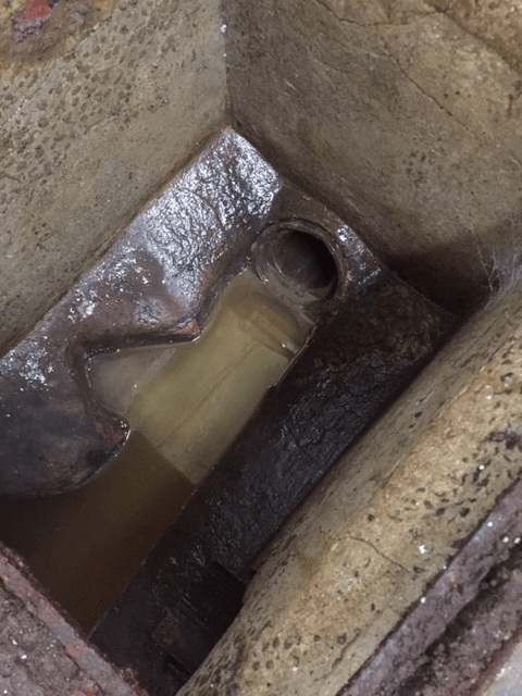 Drain Blocked With Water