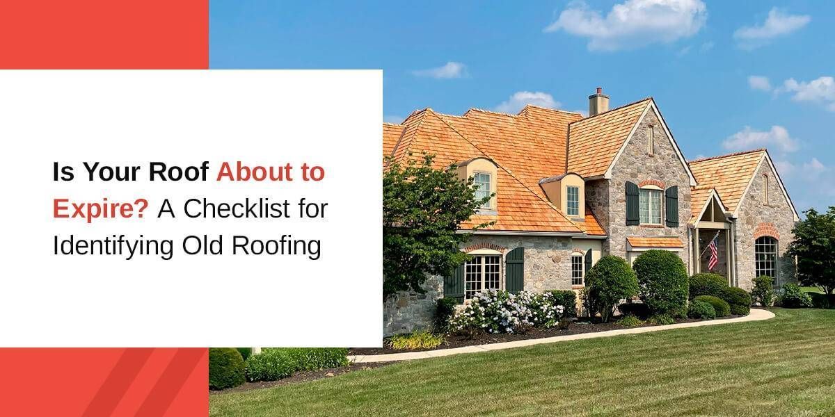 A house with orange roof under a blue sky. Text: 