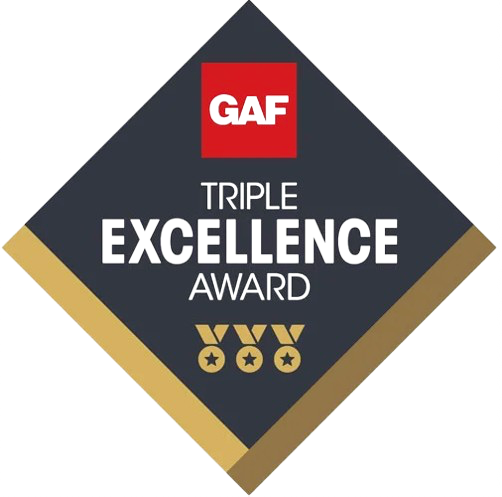 GAF Triple Excellence Award badge