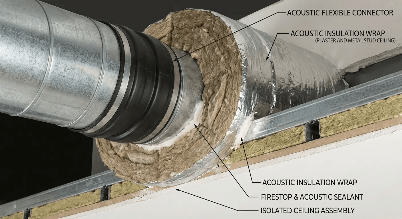 HVAC ductwork and ceiling penetrations