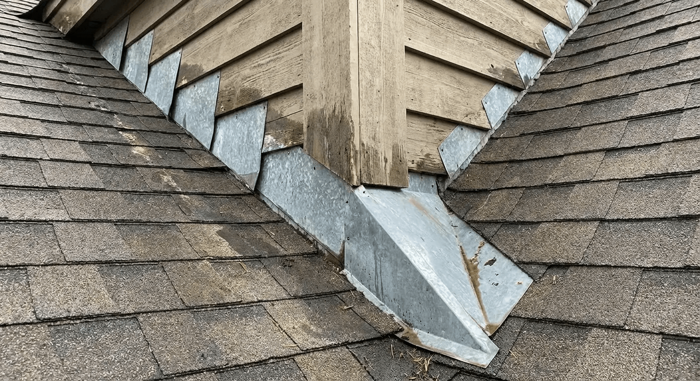 Step flashing installation at dormer sidewall