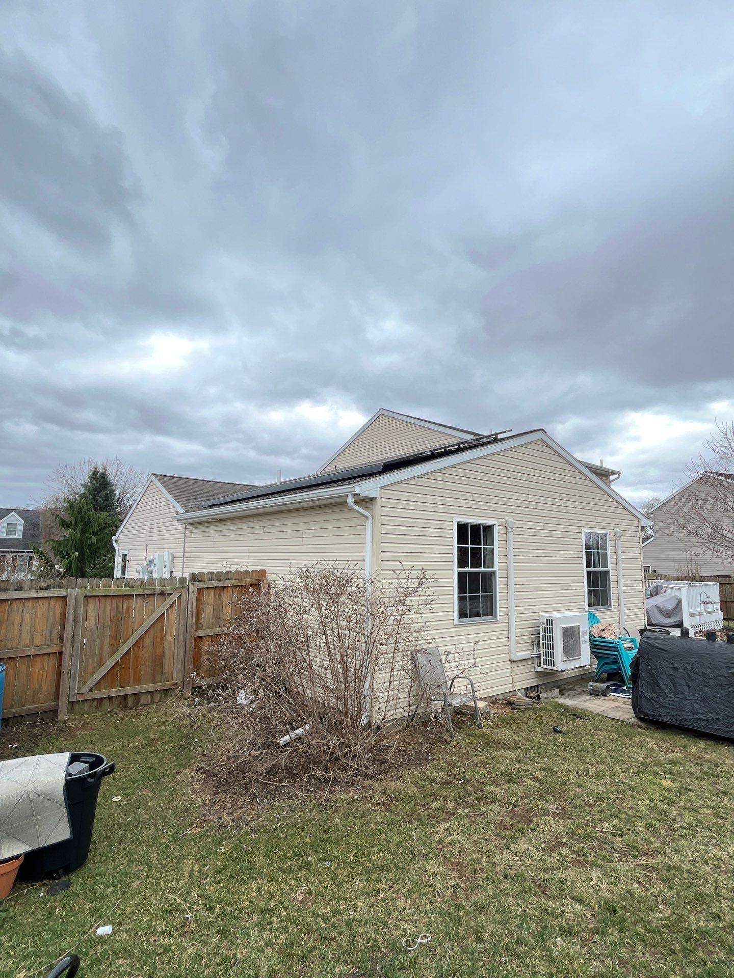 Residential roof replacement project on Irene Drive in Jonestown, PA featuring a new architectural asphalt shingle roof.