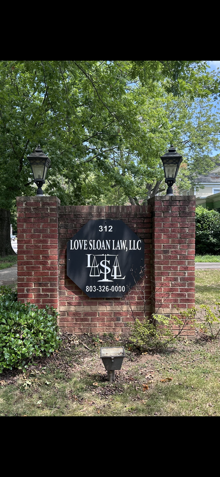 Love Sloan Law Signage — Rock Hill, S.C. — Love-Sloan Law