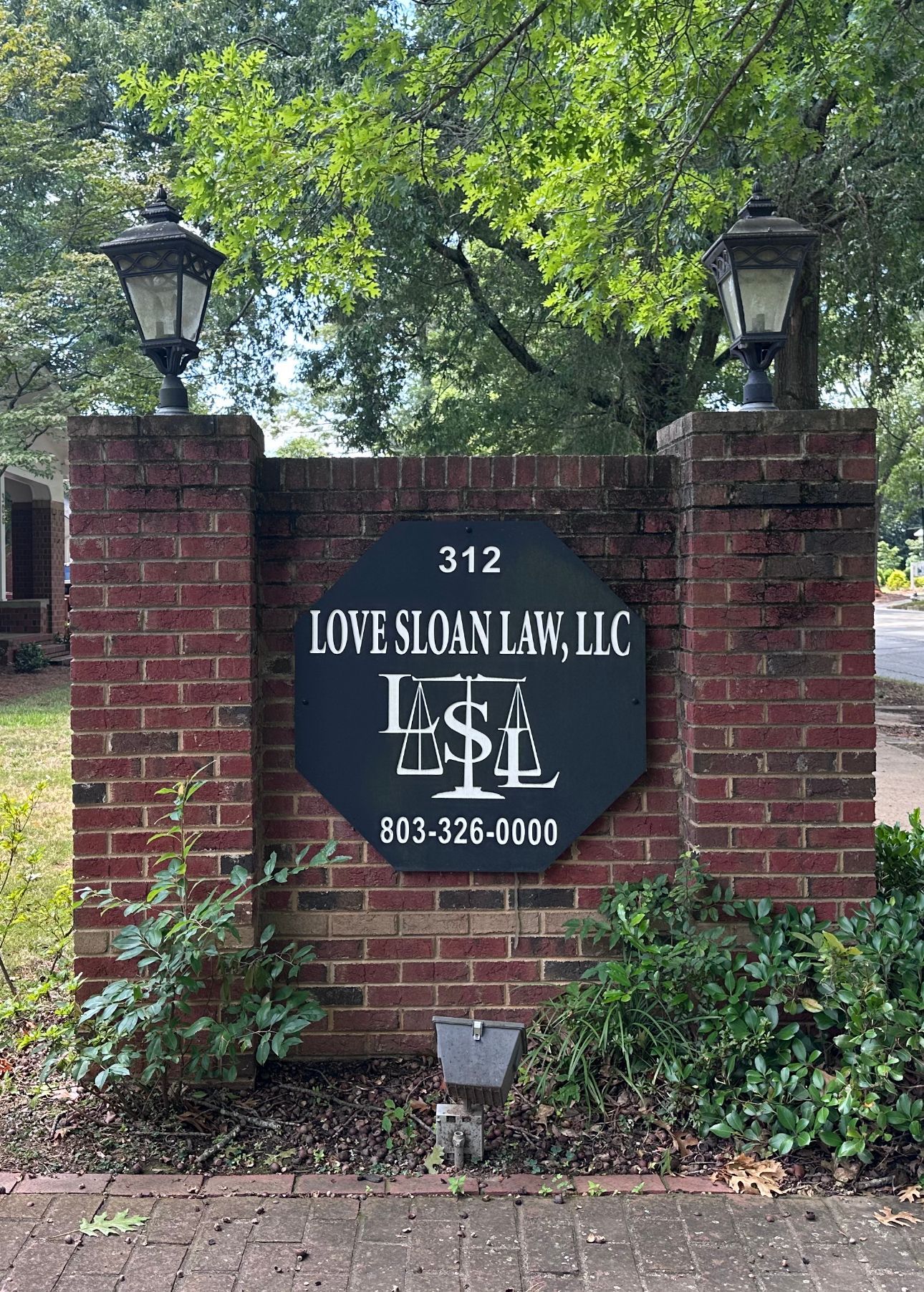Love-Sloan Law Office Signage — Rock Hill, S.C. — Love-Sloan Law